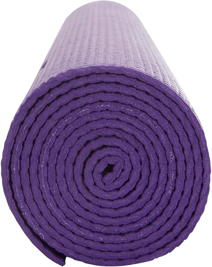 Everyday Yoga Deluxe Mat - 72"L x 24"W Non Slip Exercise Mat, Anti-Tear, 3-5mm Thickness for Yoga, Pilates & Floor Workouts