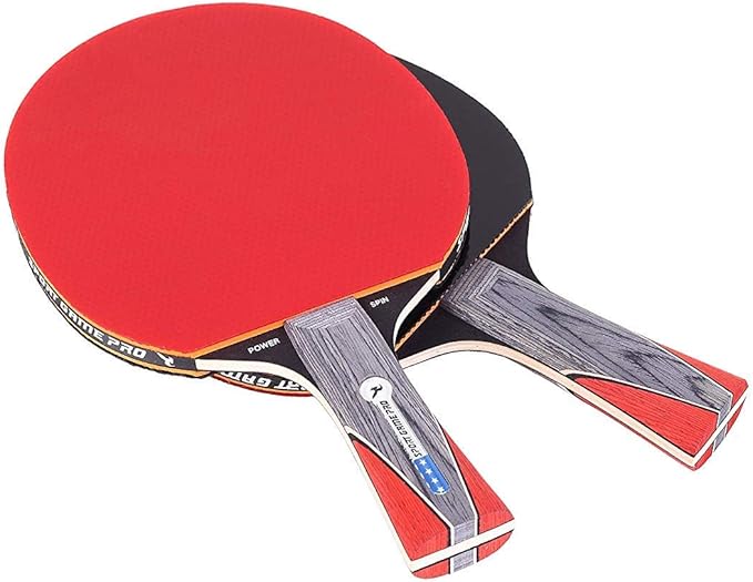 Ping Pong Paddle with Killer Spin + Case for Free - Professional Table Tennis Racket for Beginner and Advanced Players - Improve Your Ping Pong Skills with JT Ping Pong Paddle Set