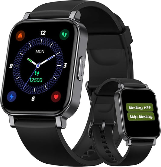 Kummel Smart Watch for Teens No App/Phone Required, Fitness Watches for Teens with Heart Rate, Sleep Monitor, Step Counter for Walking, Pedometer Watch for Women/Men, Lightweight