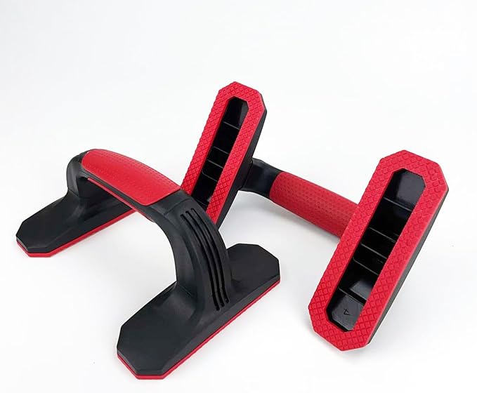 Push Up Bar Detachable Portable Lightweight Pushup Handles with Non-Slip Base & Ergonomic Grips for Home Gym Workout Chest, Arms, Abs