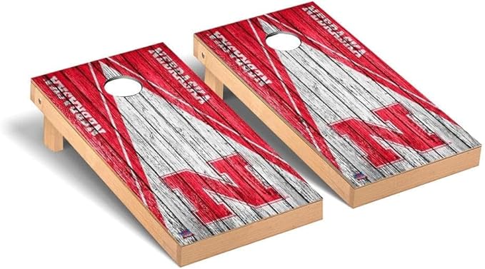 College Team Cornhole Boards, 2x4 Premium Corn Hole Game Set, Officially Licensed Cornhole Game, Perfect for Tailgates