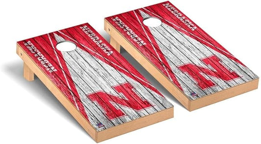 College Team Cornhole Boards, 2x4 Premium Corn Hole Game Set, Officially Licensed Cornhole Game, Perfect for Tailgates