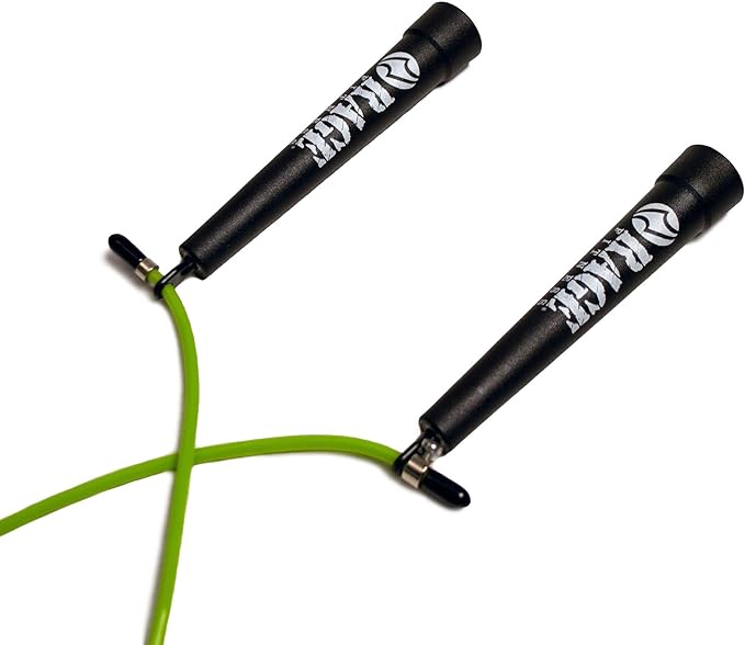 R2 Jump Rope - Green PVC Training Rope with Speed Bearing Handles