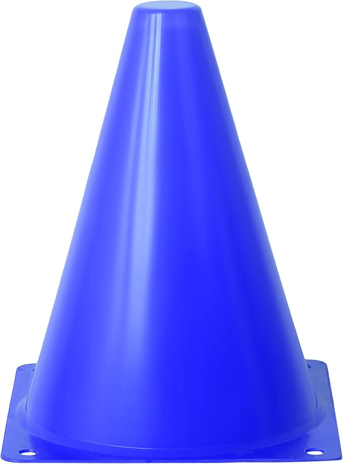 Cones for Sports Training, 7 Inches Tall & Visible, Durable and Easy to Handle Sports Cones, Ideal for All Kinds of Training Cones Activities and Field Practice Sport