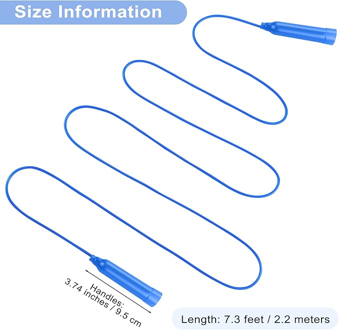 Elcoho 36 Packs Jump Rope Set 7.3 Feet Adjustable Skipping Rope for Kids Party Favors, Outdoor Activity, Birthday Reward Gift