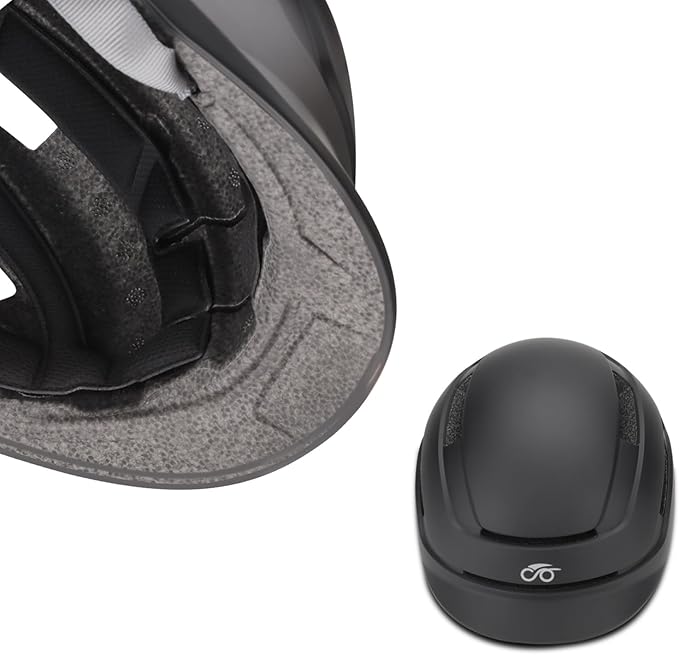 Adult Urban Bike Helmet - Adjustable Fit System & Integrated Taillight for Men Women