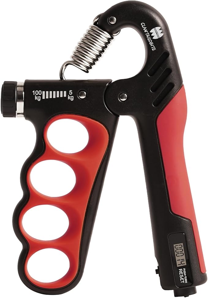 Grip Strength Trainer, Adjustable Resistance 11-220 Ibs Forearm Strengthener,Hand Grip Strengthener With Digital Counter,Improve Wrist Strength,Hand Recovery Exercises