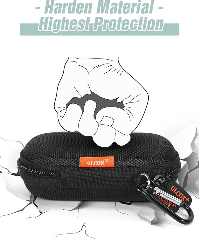 Ultra-Hard Heart Monitor Case for Kardiamobile EKG Monitor 6L, 1L - Small Travel Case for AliveCor Kardia Mobile 6L Max Personal EKG Monitor - Shockproof Storage Carrying Pouch Bag