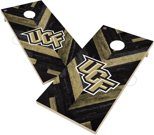 College Team Cornhole Boards, 2x4 Regulation Corn Hole Game Set, Officially Licensed Cornhole Game, Perfect for Tailgates