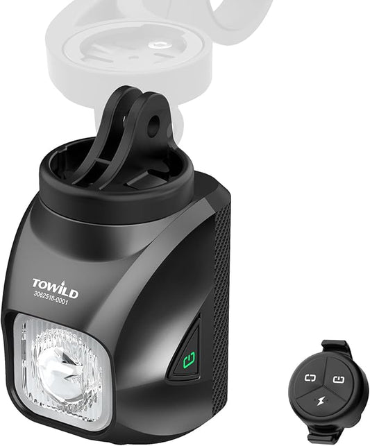 TOWILD DL1200S Bike Lights for Night Riding,1200LM Super Bright Bicycle Headlight,Waterproof Bike Front Light for Mountain Road Cycling