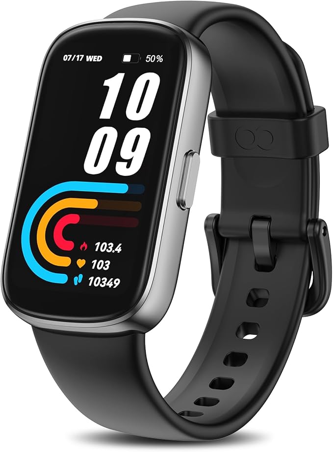 Fitness Tracker Watch with 24/7 Heart Rate Sleep Blood Oxygen Monitor, IP68 Waterproof Smart Watch, Step Calorie Counter Pedometer Health Activity Trackers and SmartWatches for Men Women