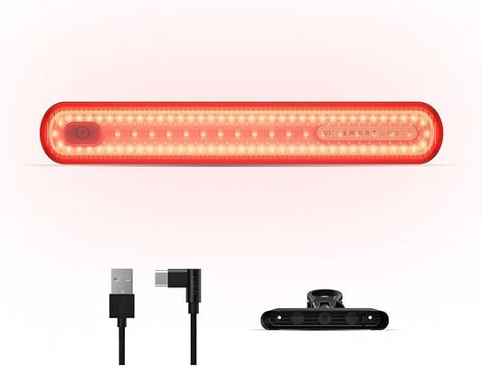 UNIT 1 Smart Light | Wireless LED Turn Signals & Brake Light | USB-C Rechargeable | Magnetic Mount | Nav Remote Compatible | App-Controlled Visibility via iOS & Android