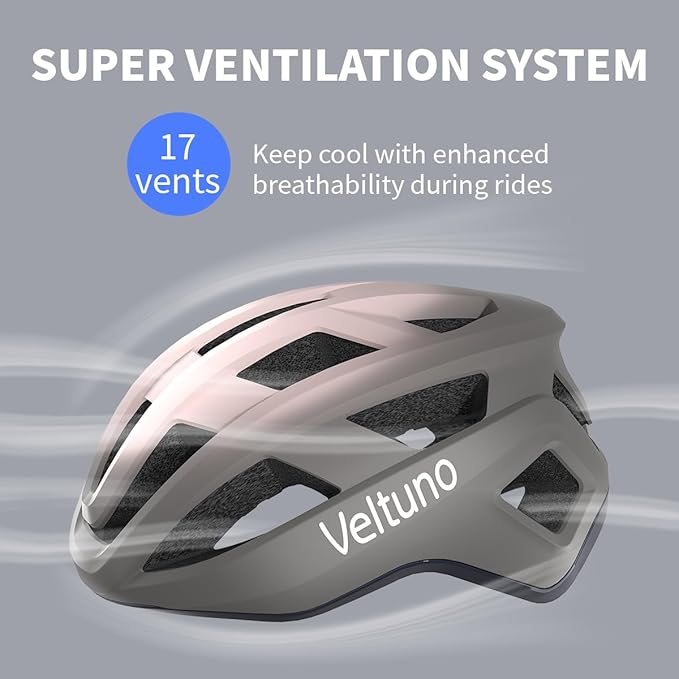 Bike Helmet for Adult Men & Women, Lightweight Bicycle Helmet, Adjustable Strap with Magnetic Buckle, Cycling Helmet for Mountain & Road Bike