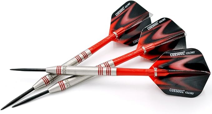 CUESOUL Professional Tungsten Steel Tip Dart Set 85% Tungsten 22g/24g/26g-Glory Series