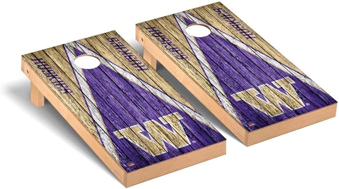 College Team Cornhole Boards, 2x4 Premium Corn Hole Game Set, Officially Licensed Cornhole Game, Perfect for Tailgates