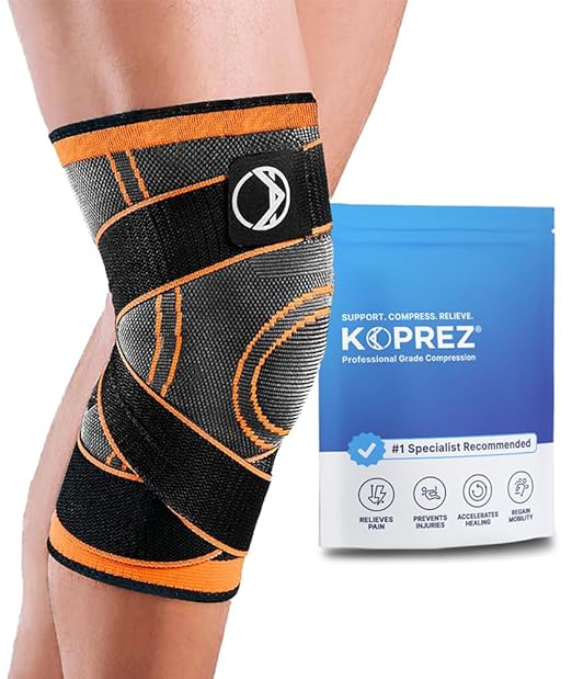 Knee Compression Sleeve - Knee Braces for Knee Pain Women, Knee Sleeve, Knee Compression Sleeve Women, Knee Support Men, Rodilleras, Compression Knee Sleeves Men