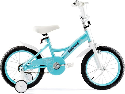 Kids Bike 14 16 18 Inch Bicycle for 3-9 Years Boys Girls Bike，Children's Bicycle with Bell Training Wheels, Multiple Colors