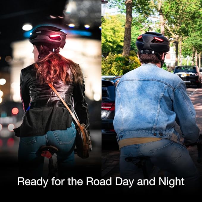 Lumos Ultra Smart Bike Helmet | Customizable Front and Back LED Lights with Turn Signals | Road Bicycle Helmets for Adults: Men, Women