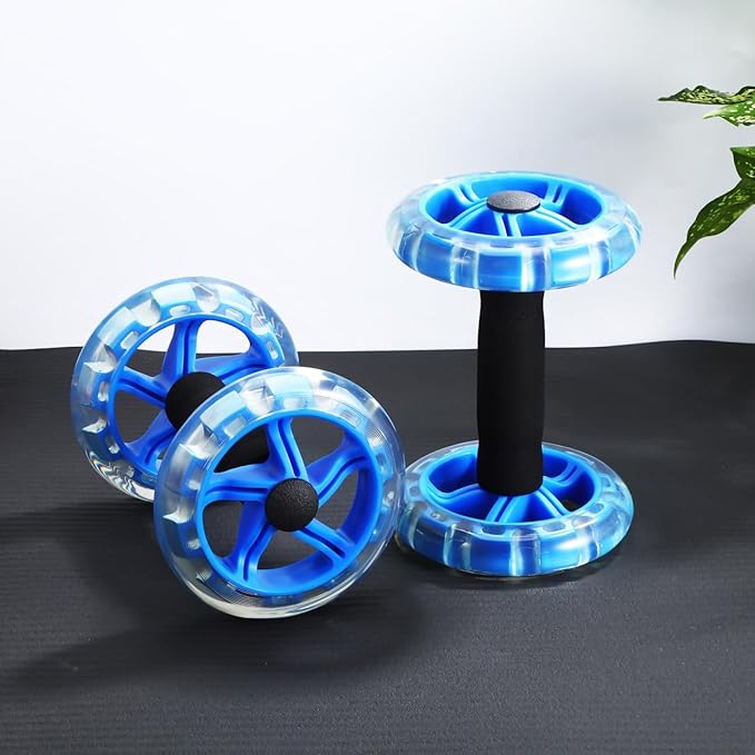 Household Appliances Exercise Abdominal Roller Workout Roller Abs Ab Fitness Roller Yellow Equipment Fitness Device Fitness Wheel Ab Wheel Dumbbel Ab