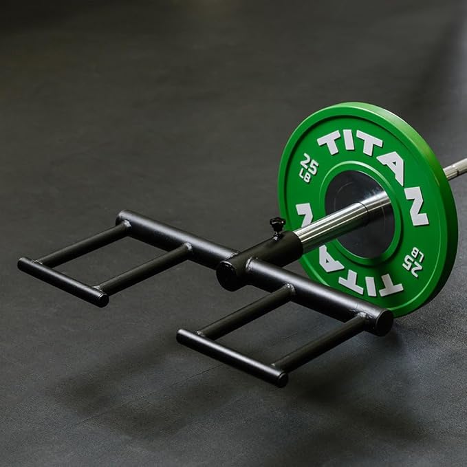 Titan Fitness Skinny Viking Press Landmine Attachment, 28mm Neutral Grip Handle, Fits 2" Olympic Barbell, Home Gym Equipment for Shoulder Press, Row, Squat, Deadlift & More