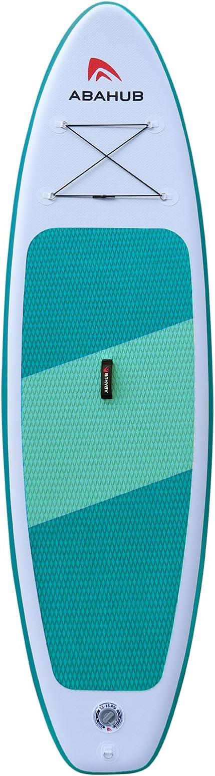 Abahub Inflatable SUP, Wide 10'6" x 31"/34" x 10'6" iSUP, Blue Standup Paddleboard with Adjustable SUP Kayak Paddle, for Yoga, Paddle Board, Kayaking, Surf, Canoe, Fishing