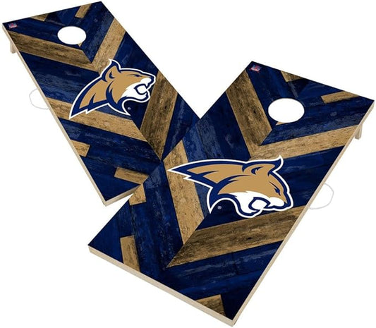College Team Cornhole Boards, 2x4 Regulation Corn Hole Game Set, Officially Licensed Cornhole Game, Perfect for Tailgates