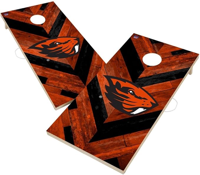 College Team Cornhole Boards, 2x4 Regulation Corn Hole Game Set, Officially Licensed Cornhole Game, Perfect for Tailgates