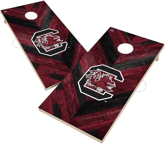 College Team Cornhole Boards, 2x4 Regulation Corn Hole Game Set, Officially Licensed Cornhole Game, Perfect for Tailgates
