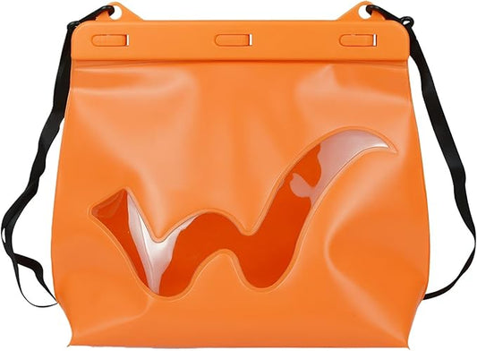 Small Dry Bags Waterproof,Orange,PVC Material Suitable for Beach Activities,Kayaking,Boating,Camping and More