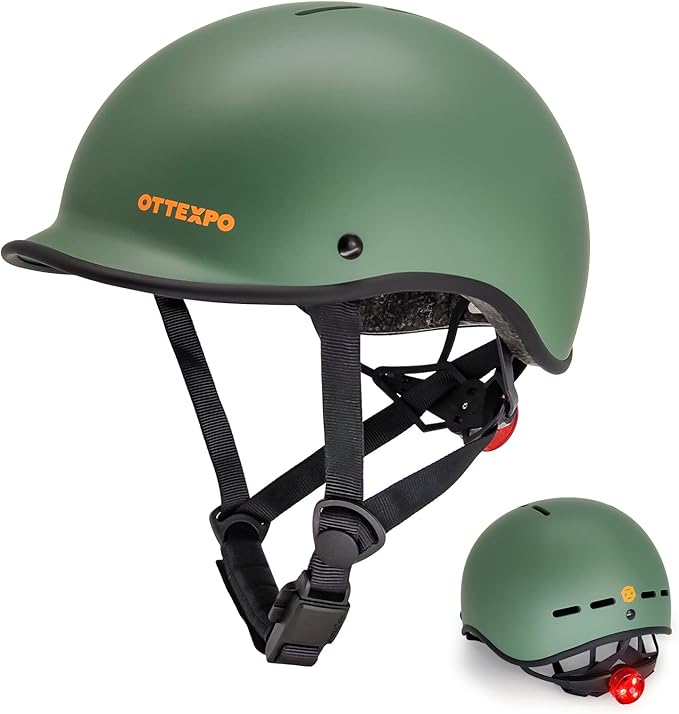 Bike Helmets for Adult, Retro Adustiable Helmets, Lightweight Bicycle Sporty Helmets