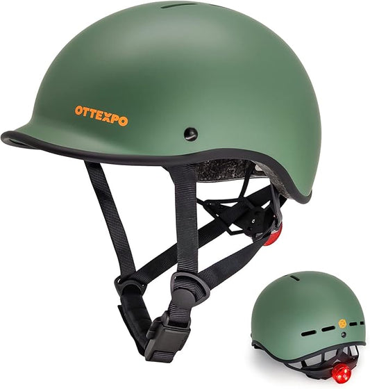 Bike Helmets for Adult, Retro Adustiable Helmets, Lightweight Bicycle Sporty Helmets