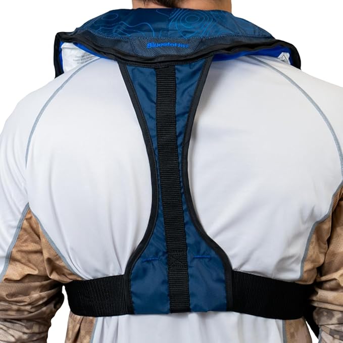 BLUESTORM Stratus 35 Inflatable Life Jacket PFD for Adults | US Coast Guard (USCG) Approved Automatic Self Inflating Life Vest Preserver with Manual Ripcord