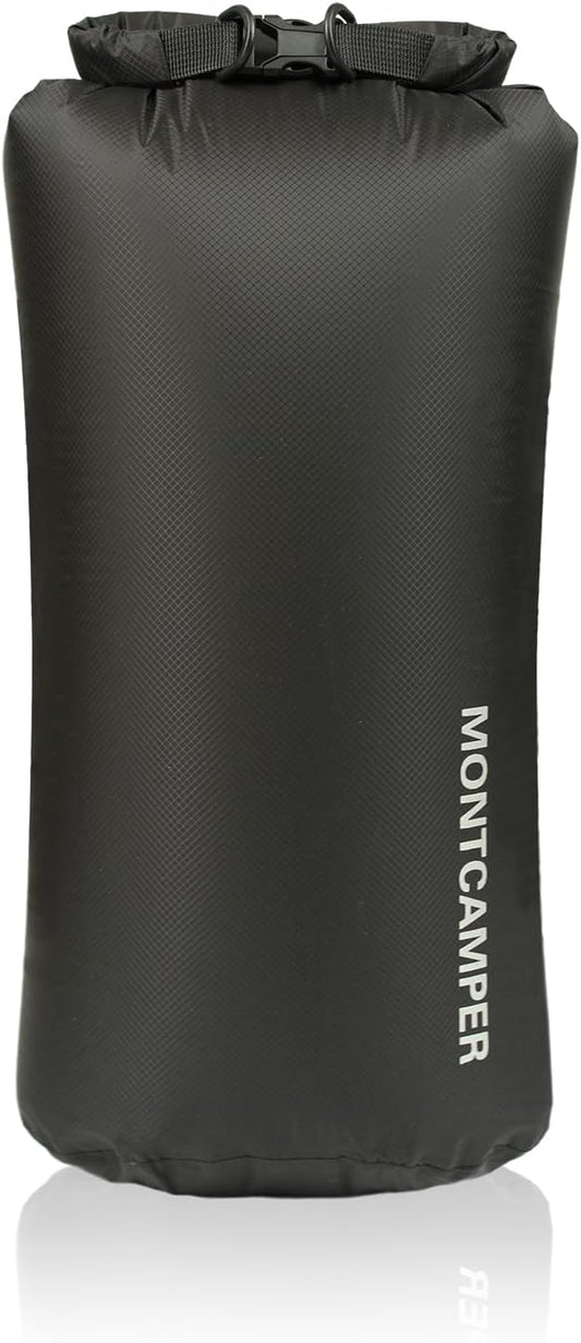 Upgraded 30D Nylon Waterproof Dry Bag-Extra Large Storage Sack for Hiking, Kayaking and Rafting-Roll Top Closure-Float on Water(20L/Black)