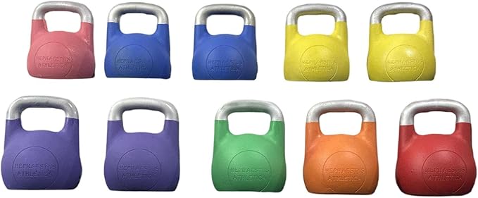 Competition Kettlebells, Multi-Color with variaty of weights ranging from 8-32Kg