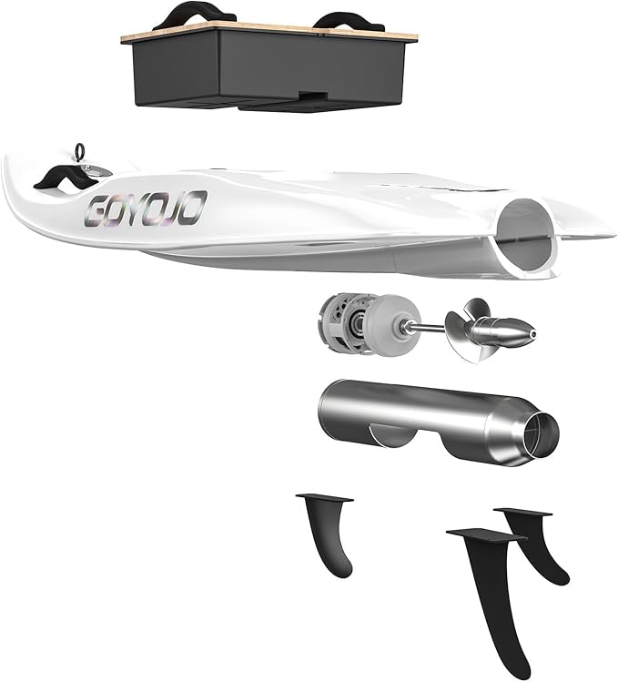 GOYOJO High-Speed Electric Surfboard - 12/15 KW Water Jet Surfing Board, Maximum Speed of 65 KM/h, Battery Life of 50-80 Minutes, Hybrid Fiber Construction, Suitable for Adults