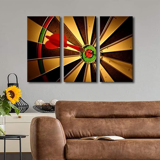 Canvas Wall Art for Bedroom Living Room Wall Art Motivational Modern Home Decor Art Design Painting Pictures 3 Pieces Office Wall Decor Contemporary House Artwork Frame Ready to Hang - 28"Wx42"H