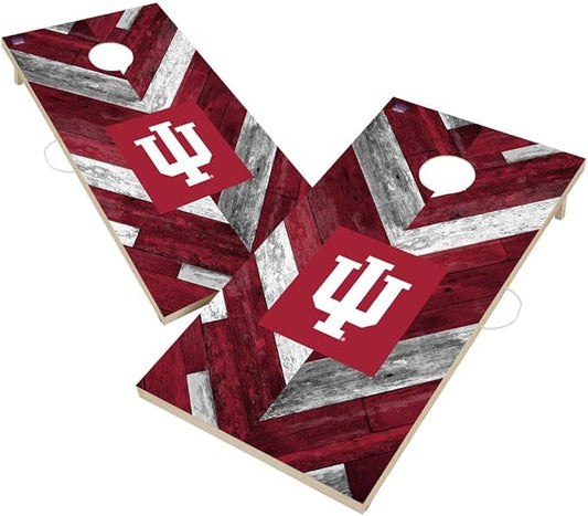 College Team Cornhole Boards, 2x4 Regulation Corn Hole Game Set, Officially Licensed Cornhole Game, Perfect for Tailgates