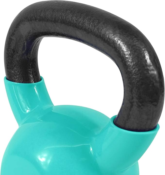 Yes4All Kettlebell Set Vinyl Coated Weights Combo for Full Body Workout Equipment Push up, Grip Strength Training, Dumbbell Weights Exercises