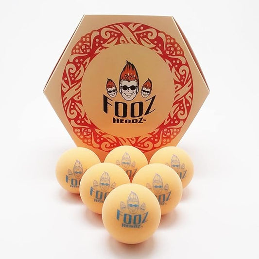 Foosballs Professional Tournament Quality - Just Like The Pros Use, Official Regulation Size - Set of 6 Foosball Balls