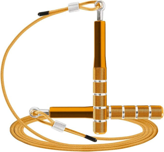 Jump Rope, Wastou Speed Jumping Rope for Training Fitness Exercise, Adjustable Adults Workout Skipping Rope for Men, Women, Kids, Girls