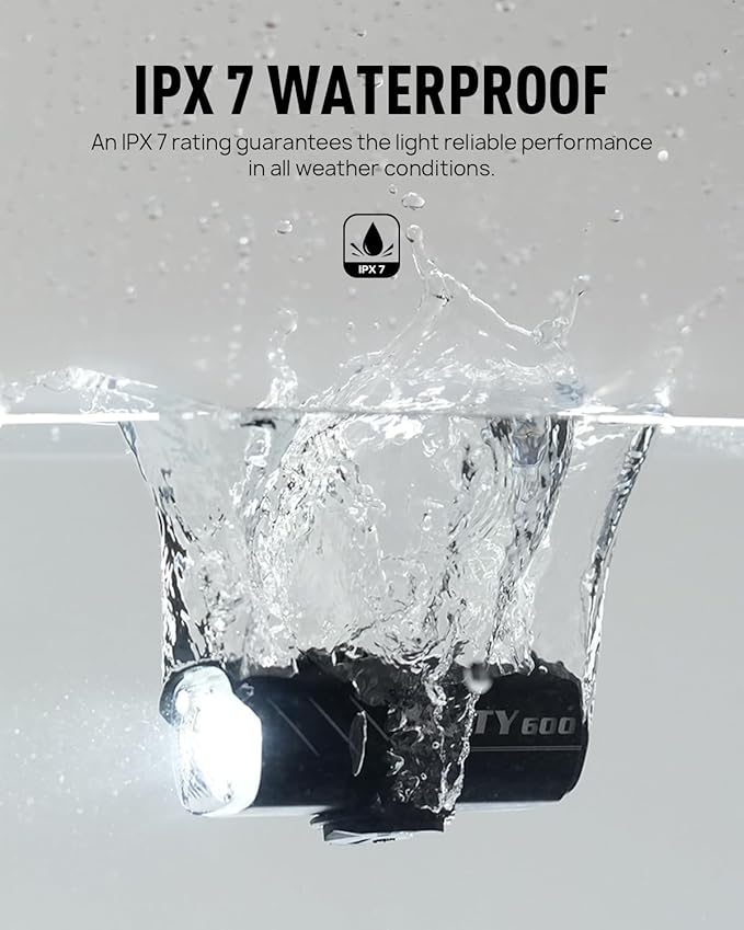 Magicshine Allty Commuter Bike Lights Allty 400, Allty 600, Allty 800 Road Bike Light, USB Type-C Rechargeable, IPX7 Waterproof LED Bike Light for Road, Urban Cyclists