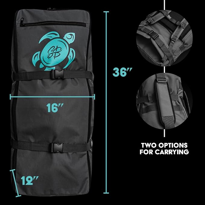 Paddle Board Backpack- Travel Backpack Bag for Paddle Board- Large Capacity Surfboard Bag- Paddle Board Bag for Water Sports- Waterproof Storage Bag- Backpack for Paddle Boards