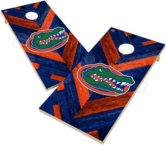 College Team Cornhole Boards, 2x4 Regulation Corn Hole Game Set, Officially Licensed Cornhole Game, Perfect for Tailgates