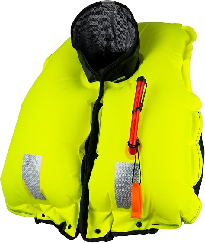 BLUESTORM Stratus 35 Inflatable Life Jacket PFD for Adults | US Coast Guard (USCG) Approved Automatic Self Inflating Life Vest Preserver with Manual Ripcord