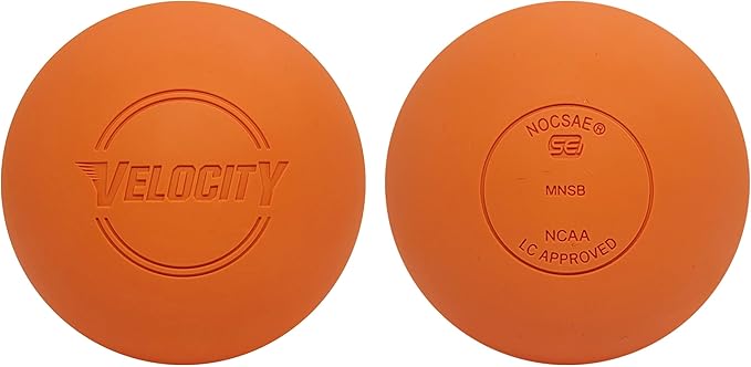 Velocity Lacrosse Balls - 1, 2, 3, 6, 12, 18, 24, 36, 60 and 120 Packs - for Practice, Official NFHS and College Approved Size