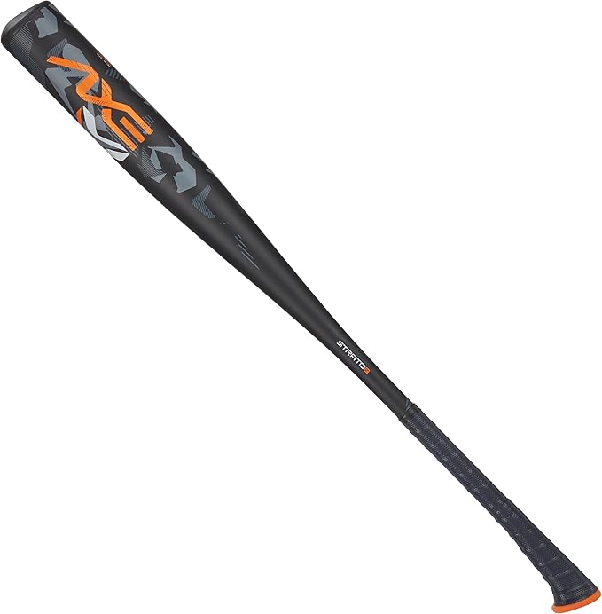 Axe | Strato 2 | BBCOR Baseball Bat | Drop -3 | 1-Piece Alloy | 2 5/8" Barrel | Navy/Orange