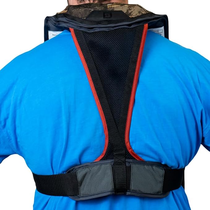 BLUESTORM Atmos 40 Automatic/Manual Inflatable PFD Life Jacket for Adults | US Coast Guard (USCG) Approved Life Vest