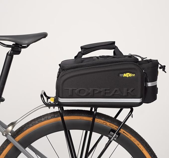 Topeak MTX TrunkBag - Rear Bicycle Bag - Spacious Storage and Easy Mounting