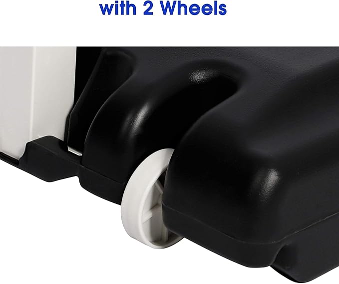 COLOR TREE Portable Basketball Hoop for Kids and Family - Indoor and Outdoor Basketball Goal System Height Adjustable 5ft to 6.8ft / 6.8ft to 8.5ft, 32in Backboard Basketball Stand with Wheels