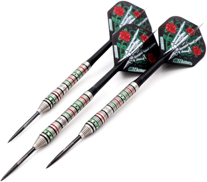 CUESOUL Jazz-Metal 21g/23g/25g 90% Tungsten Steel Tip Dart Set with Integrated Dart Shafts and Dart Flights